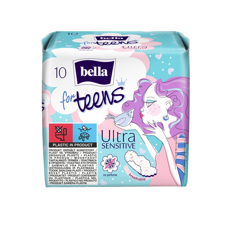 Bella For Teens Ultra Sensitive Sanitary Pads - Lyluk Store - Woman Pads and Pantyliner Bella