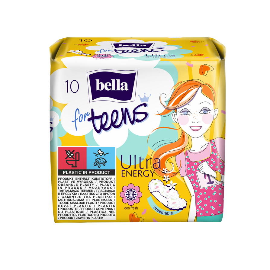 Bella For Teens Ultra Energy Sanitary Pads - Lyluk Store - Woman Pads and Pantyliner Bella