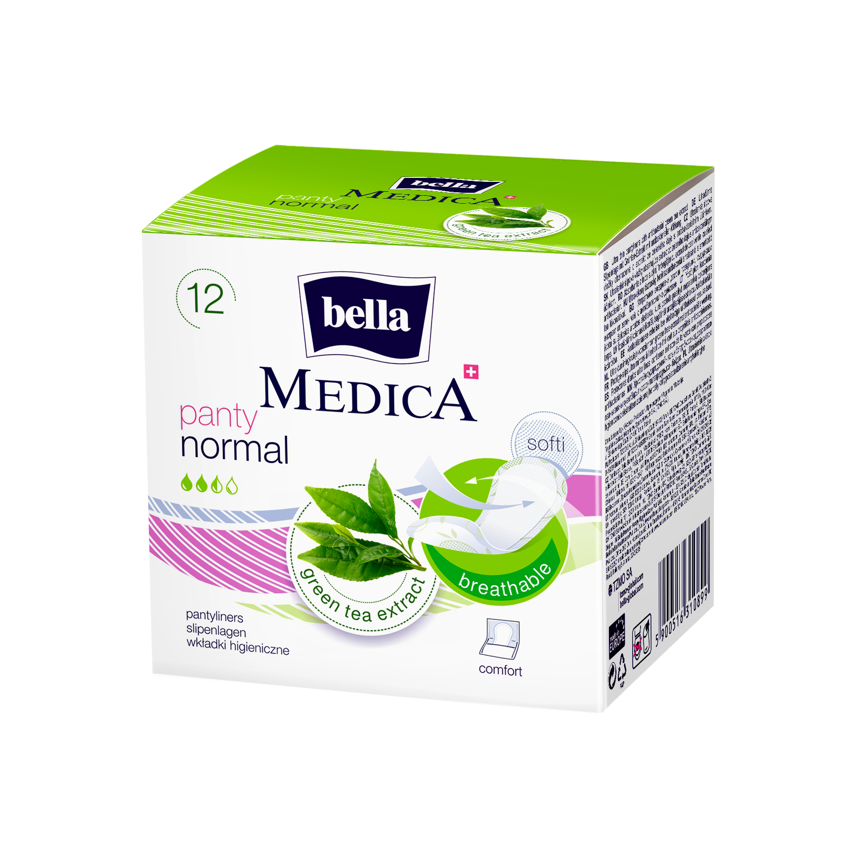 Ultra thin pantyliners Bella Medica Panty Normal - Lyluk Store - Woman Pads and Pantyliner Bella