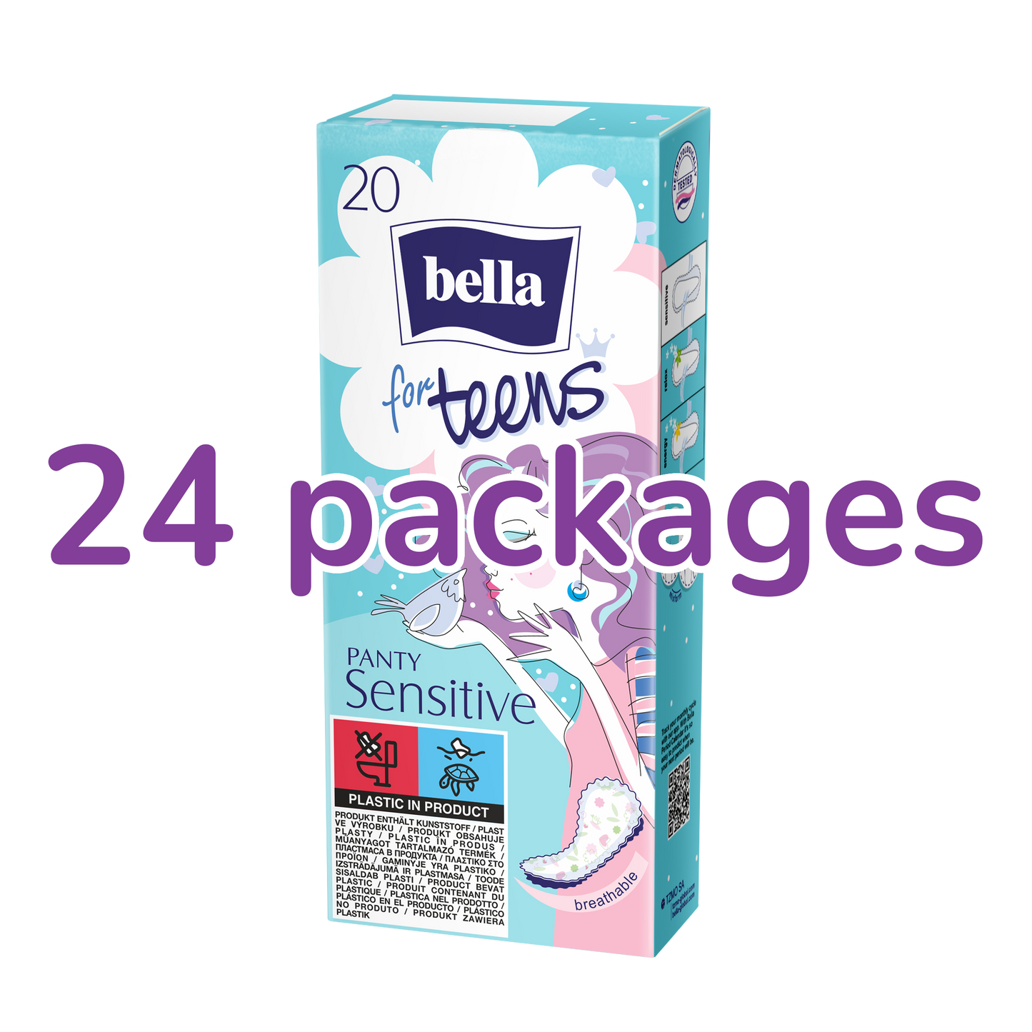 Pantyliners for teenagers Bella For Teens Sensitive