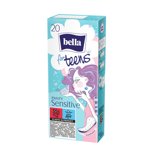 Pantyliners for teenagers Bella For Teens Sensitive - Lyluk Store - Woman Pads and Pantyliner Bella