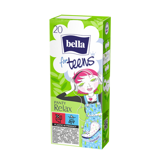 Pantyliners for teenagers Bella For Teens Relax - Lyluk Store - Woman Pads and Pantyliner Bella