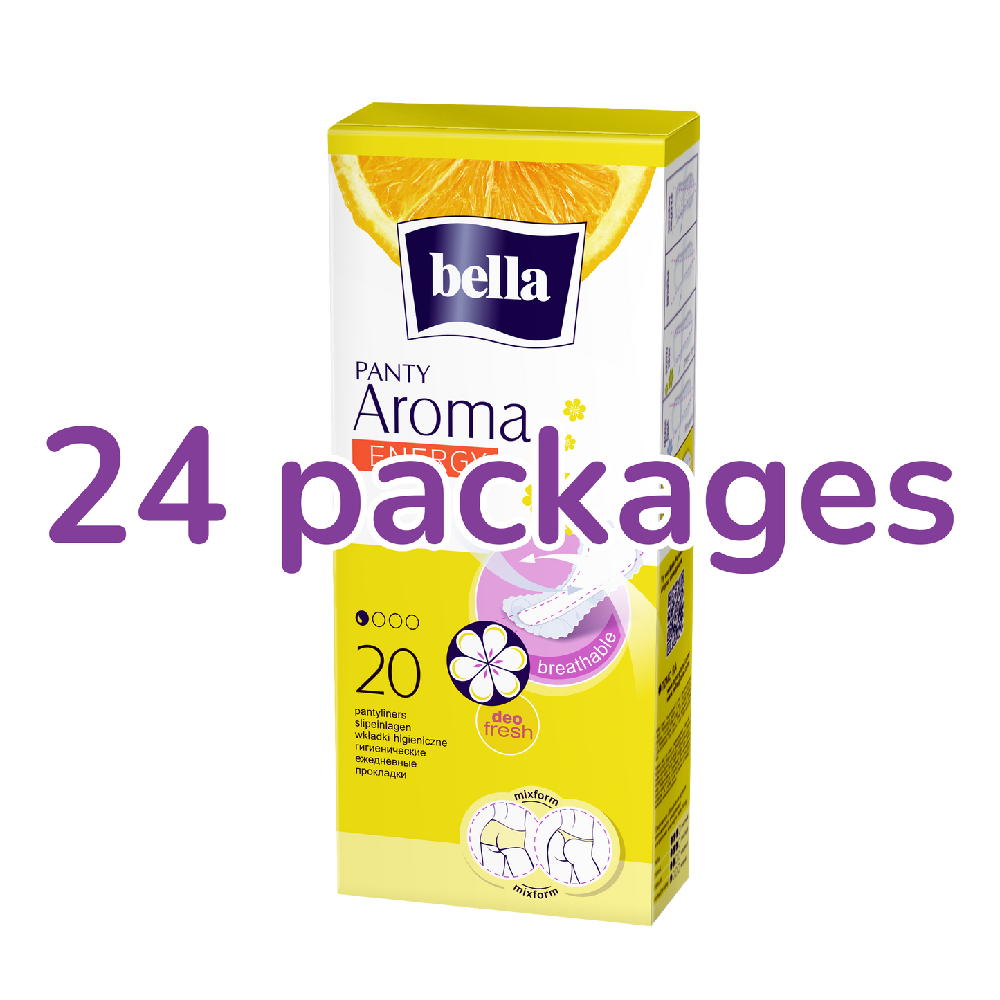 Ultra thin pantyliners Bella Panty Aroma Energy