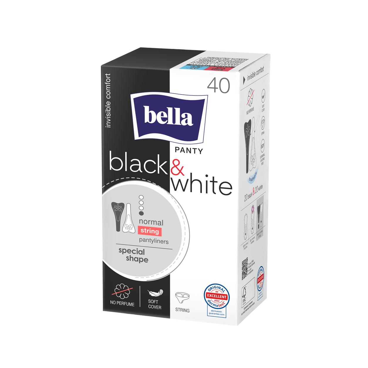 Ultra thin pantyliners Bella Panty Black&White - Lyluk Store - Woman Pads and Pantyliner Bella